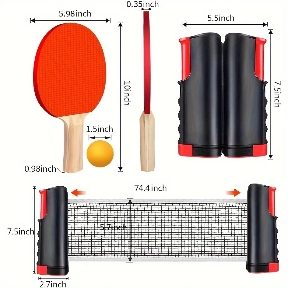 π₯ Limited Time Offer π NetFlex All-in-One Table Tennis Set β Play Anytime, Anywhere
